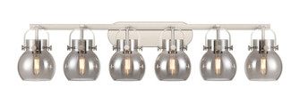 Downtown Urban Six Light Bath Vanity in Satin Nickel (405|4236WSNG4106SM)