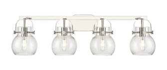 Downtown Urban Four Light Bath Vanity in Polished Nickel (405|4234WPNG4106SDY)