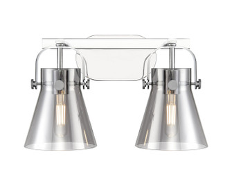 Downtown Urban Two Light Bath Vanity in Polished Chrome (405|4232WPCG4116SM)