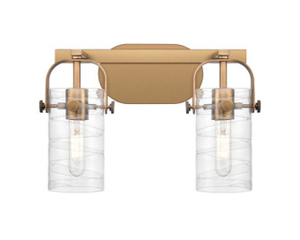 Downtown Urban Two Light Bath Vanity in Brushed Brass (405|4232WBBG4237DE)