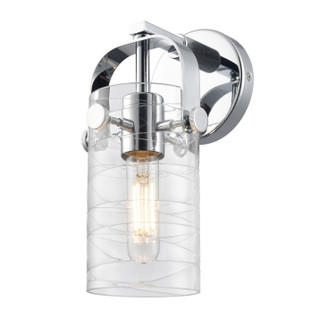 Downtown Urban One Light Wall Sconce in Polished Chrome (405|4231WPCG4237DE)