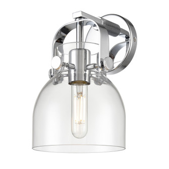 Downtown Urban One Light Wall Sconce in Polished Chrome (405|4231WPCG4126CL)