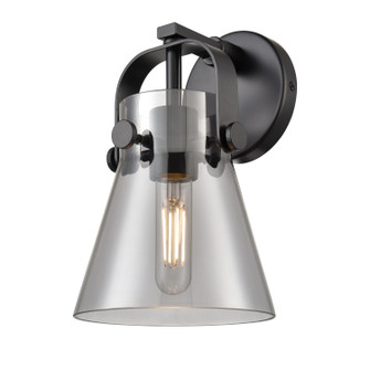 Downtown Urban One Light Wall Sconce in Matte Black (405|4231WBKG4116SM)