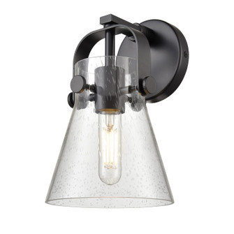 Downtown Urban One Light Wall Sconce in Matte Black (405|4231WBKG4116SDY)