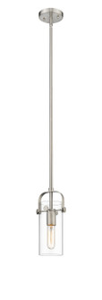 Downtown Urban One Light Pendant in Polished Nickel (405|4231SPNG4237CL)