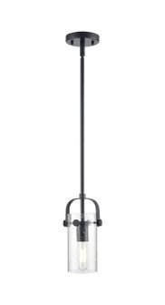 Downtown Urban One Light Pendant in Matte Black (405|4231SBKG4237SDY)