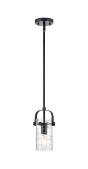 Downtown Urban One Light Pendant in Matte Black (405|4231SBKG4237DE)