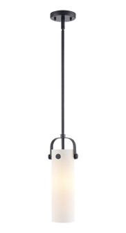 Downtown Urban One Light Pendant in Matte Black (405|4231SBKG42312WH)