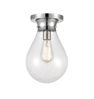 One Light Flush Mount in Polished Chrome (405|4141FPC8CL)