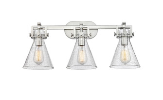 Downtown Urban Three Light Bath Vanity in Brushed Satin Nickel (405|4113WSNG4117SDY)