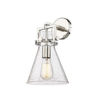 Downtown Urban One Light Wall Sconce in Polished Nickel (405|4111WPNG4118SDY)