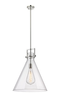 Downtown Urban One Light Pendant in Polished Nickel (405|4111SLPNG41118CL)