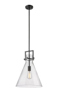 Downtown Urban One Light Pendant in Matte Black (405|4111SLBKG41114SDY)