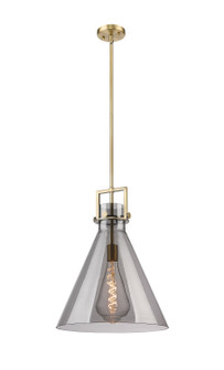 Downtown Urban One Light Pendant in Brushed Brass (405|4111SLBBG41116SM)