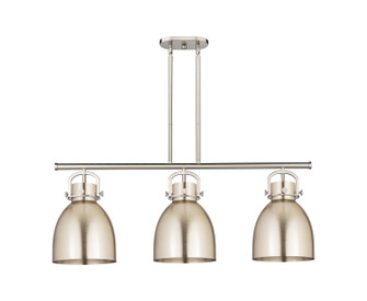 Downtown Urban Three Light Island Pendant in Satin Nickel (405|4103ISNM41210SN)