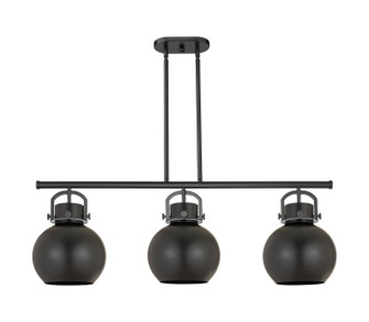 Downtown Urban Three Light Island Pendant in Matte Black (405|4103IBKM41010BK)
