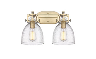 Downtown Urban Two Light Bath Vanity in Brushed Brass (405|4102WBBG4127SDY)