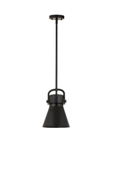 Downtown Urban One Light Pendant in Matte Black (405|4101SSBKM4118BK)