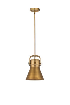 Downtown Urban One Light Pendant in Brushed Brass (405|4101SSBBM4118BB)