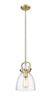 Downtown Urban One Light Mini Pendant in Brushed Brass (405|4101SSBBG4128SDY)