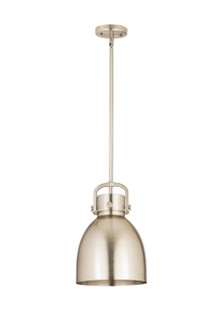 Downtown Urban One Light Pendant in Satin Nickel (405|4101SMSNM41210SN)