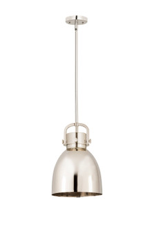 Downtown Urban One Light Pendant in Polished Nickel (405|4101SMPNM41210PN)