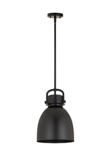 Downtown Urban One Light Mini Pendant in Matte Black (405|4101SMBKM41210BK)