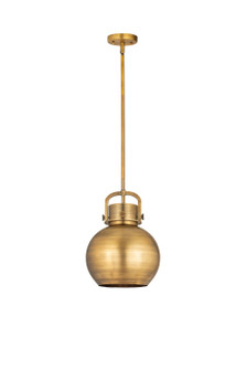 Downtown Urban One Light Mini Pendant in Brushed Brass (405|4101SMBBM41010BB)