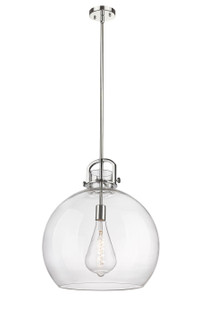 Downtown Urban One Light Pendant in Polished Nickel (405|4101SLPNG41018CL)