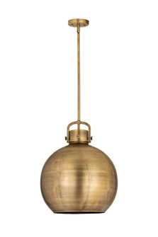 Downtown Urban One Light Pendant in Brushed Brass (405|4101SLBBM41016BB)