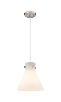 Downtown Urban One Light Pendant in Satin Nickel (405|4101PMSNG41110WH) Downtown Urban One Light Pendant in Satin Nickel (405|4101PMSNG41110WH)