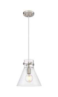 Downtown Urban One Light Pendant in Satin Nickel (405|4101PMSNG41110CL)