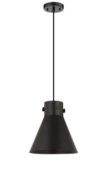 Downtown Urban One Light Pendant in Matte Black (405|4101PMBKM41110BK)