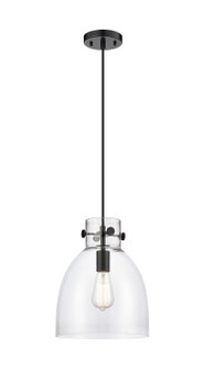 Downtown Urban One Light Pendant in Matte Black (405|4101PMBKG41210CL)
