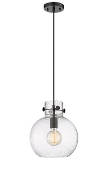 Downtown Urban One Light Mini Pendant in Matte Black (405|4101PMBKG41010SDY)