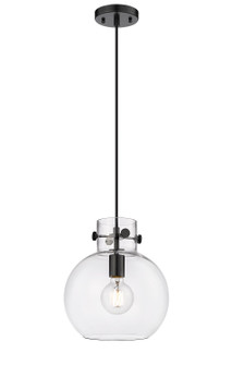 Downtown Urban One Light Pendant in Matte Black (405|4101PMBKG41010CL)