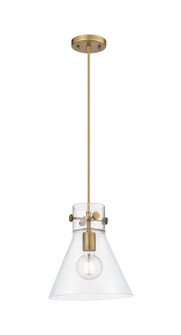 Downtown Urban One Light Pendant in Brushed Brass (405|4101PMBBG41110CL)
