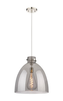 Downtown Urban One Light Pendant in Polished Nickel (405|4101PLPNG41216SM)