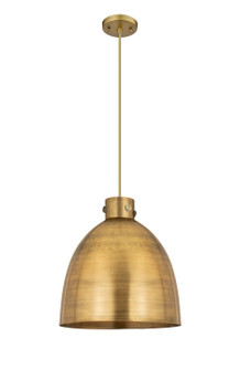 Downtown Urban One Light Pendant in Brushed Brass (405|4101PLBBM41216BB)