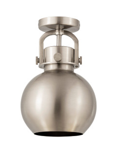 Downtown Urban One Light Semi-Flush Mount in Satin Nickel (405|4101FSNM4108SN)