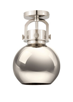Downtown Urban One Light Flush Mount in Polished Nickel (405|4101FPNM4108PN)