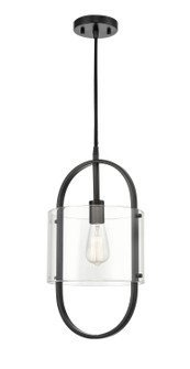 Pelham One Light Mini Pendant in Matte Black (405|3711PBKCL) Pelham One Light Mini Pendant in Matte Black (405|3711PBKCL)