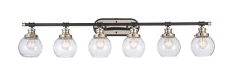 Saybrook Six Light Bath Vanity in Black Polished Nickel (405|3406WBPNG34046)