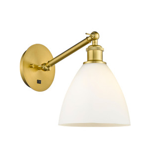 Ballston One Light Wall Sconce in Satin Gold (405|3171WSGGBD751)