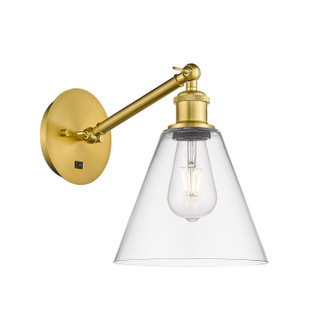 Ballston One Light Wall Sconce in Satin Gold (405|3171WSGGBC82)