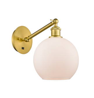 Ballston LED Wall Sconce in Satin Gold (405|3171WSGG1218LED)