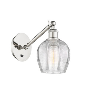 Ballston One Light Wall Sconce in Polished Nickel (405|3171WPNG4626)