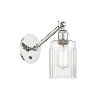 Ballston One Light Wall Sconce in Polished Nickel (405|3171WPNG342)