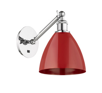 Ballston One Light Wall Sconce in Polished Chrome (405|3171WPCMBD75RD)