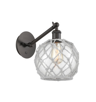 Ballston LED Wall Sconce in Oil Rubbed Bronze (405|3171WOBG1228RWLED)